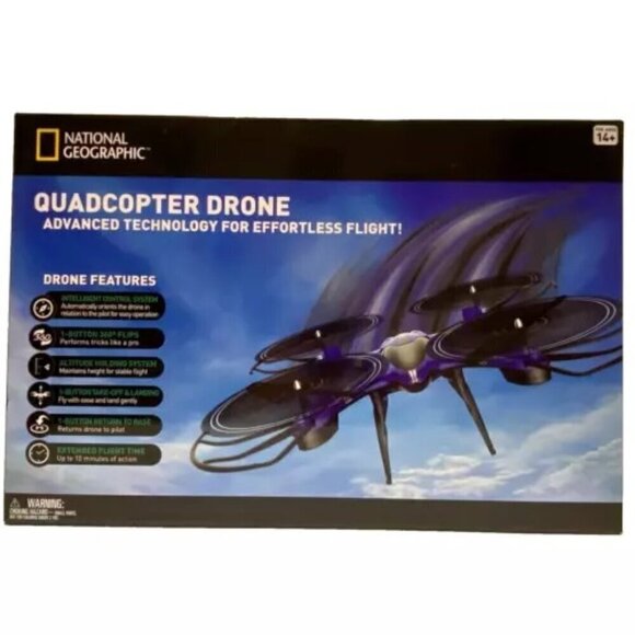Quadcopter Drone Advanced Technology National Geographic Remote Control NIB - Picture 1 of 16
